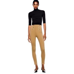 NWT ZARA Hi-Rise LEGGING PANTS size Medium M